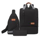 Kit de Mochila Masculina Academy com Bolsa Transversal e Necessaire