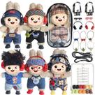 Kit de Moda Diaomao para Roupas e Acessórios de Boneca Labubu 17 cm