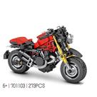 Kit de modelo de bicicleta suja de corrida de motocicletas Building Blocks 1:18