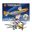 Kit de modelo de plástico Airfix Quickbuild P-51D Mustang