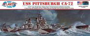 Kit de Modelo de Plástico USS Pittsburgh CA-72 Cruzador Pesado