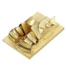 Kit de modelo de quebra-cabeça de metal 3D para adultos e crianças, montagem DIY