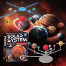 Kit de modelo de sistema solar para crianças, astronomia com projetor