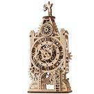 Kit de modelo de torre de relógio antigo UGEARS de quebra-cabeça de madeira 3D para adultos