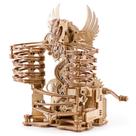Kit de modelos de corrida em mármore de madeira IDventure Dragon com 15 bolas