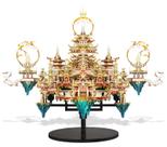 Kit de modelos de quebra-cabeças asiáticos de metal 3D Piececool LINGXIAO Palace