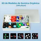 Kit De Modelos De Química Orgânica Com 240 Peças, Modelos Moleculares Com Átomos E Ligações Kit De Modelos De Química Orgânica Com 240 Peças, Modelos Moleculares Com Átomos E Ligações