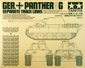 Kit de modelos: Tamiya Models Panther Track Links, tipo G, escala 1/35