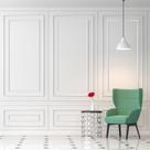 Kit de moldagem de parede Pangda Peel and Stick Premade Wainscoting