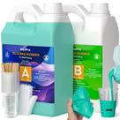 Kit de molde de silicone Nicpro 7,8 kg seguro para alimentos, flexível, 20A