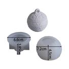 Kit De Molde De Silicone Para Pote De Vela Redondo De Natal, Para Artesanato Em Resina DIY,