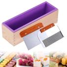 Kit de moldes de sabonete de silicone Craft Mold Ogrmar 11x9x7 cm 42oz