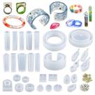 Kit de moldes para joias de resina Craft Mold LET'S RESIN, 30 unidades