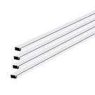 Kit de moldura de tela de alumínio M-D Building 0,8x91x91 cm branco