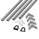 Kit de moldura de tela Screen Tight 152x152 cm Alumínio 0,8 cm