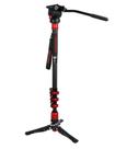 Kit de monopé IFOOTAGE Cobra 3 C180F-P + K5S com cabeça de fluido