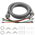 Kit de Montagem de Eletroduto Flexível para Ar-Condicionado MOOKEERF 1/2 polegada 1,8 m com fio 10/3