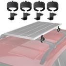 Kit de montagem de painel solar BougeRV para carros com barras transversais