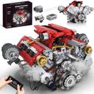 Kit de Montagem do Motor V8 Suplanet 3168 Peças com Luz e Spray