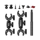 Kit De Montagem Para Motocicleta Para Insta360 X5 X4 X3 X2 RS DJI GoPro Com Suporte Duplo Para Kit De Montagem Para Motocicleta Para Insta360 X5 X4 X3 X2 RS DJI GoPro Com Suporte Duplo Para