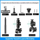 Kit De Montagem Traseira Para Bicicleta Insta360 Para Acessórios De Ciclismo, Suporte Para Câmeras