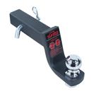 Kit de montaje de bola TOW_HITCH TOPTOW 2" bola con caída de 10 cm negro mate