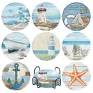 Kit de montanhas-russas Diamond Art Beach View com suporte para adultos