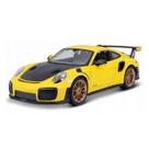 Kit De Montar Carro Porsche 911 Gt2 Rs 1/24 Amarelo Maisto 39523