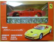 Kit De Montar Ferrari 550 Maranello Vermelha Maisto 1/24