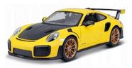 Kit De Montar Porsche 911 GT2 Rs Amarelo Maisto 1/24