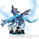 Kit de Montar SQVIAFUN Dragão de Gelo 1646 Peças com LED Kit de Montar SQVIAFUN Dragão de Gelo 1646 Peças com LED