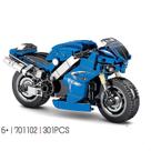 Kit de motocicleta Motorcycle Racing Dirt Bike Model Buildin