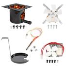 Kit de Motor de Rosca, Ventoinha, Panela de Fogo e Ignição Hot Rod QuliMetal 120V