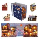 Kit de móveis para casa de bonecas WYD DIY 3D Puzzle Sakura Alley