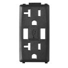 Kit de mudança de cor Leviton Onyx Black para carregador USB Renu 20A Kit de mudança de cor Leviton Onyx Black para carregador USB Renu 20A