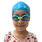 Kit de Nataçao Infantil Óculos Giant Dolphin e Touca de Silicone VN200-2 Azul Vollo