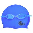 Kit de Natação Óculos e Touca DM Toys Azul