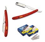 Kit de Navalha Manual Clássica Samurai Dobrável Shavette Kit de Navalha Manual Clássica Samurai Dobrável Shavette