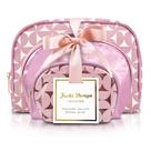 Kit de Necessaire com 3 pçs Glitz Jacki Design Rosa Kit de Necessaire com 3 pçs Glitz Jacki Design Rosa
