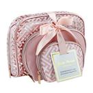 Kit De Necessaire Com 3 Peças Diamantes Jacki Design Rosa Kit De Necessaire Com 3 Peças Diamantes Jacki Design Rosa