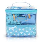 kit de necessaire de 4 peças da coleção Glitz
