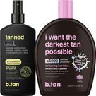 Kit de óleo bronzeador e loção bronzeadora UV b.tan Best Dark Sun Kit de óleo bronzeador e loção bronzeadora UV b.tan Best Dark Sun