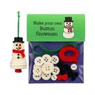 Kit De Ornamento De Botão De Papai Noel Feito À Mão Em Formato De Árvore De Natal Para Decoração DIY