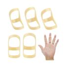 Kit De Órtese Flexível Para Dedos 5PCS, Formato De Martelo, Para Suporte E Reabilitação De Lesões Kit De Órtese Flexível Para Dedos 5PCS, Formato De Martelo, Para Suporte E Reabilitação De Lesões