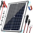 Kit de painel solar POWOXI 20W 12V com controlador MPPT à prova d'água
