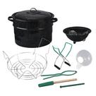 Kit de Panela para Conservas Granite Ware de 21 Quartos com 9 Peças Kit de Panela para Conservas Granite Ware de 21 Quartos com 9 Peças
