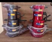 Kit de panelas com 5 peças