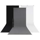 Kit de pano de fundo Westcott X-Drop, pacote com 3 unidades, 152x365 cm, portátil