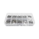 Kit De Parafusos Allen De Cabeça Cilíndrica Com Ponta Cônica M2.5 M3 M4, 500 Peças, Aço Inoxidável Kit De Parafusos Allen De Cabeça Cilíndrica Com Ponta Cônica M2.5 M3 M4, 500 Peças, Aço Inoxidável