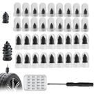 Kit de Parafusos de Borracha para Reparo de Pneus 40pcs para Carro e Moto Kit de Parafusos de Borracha para Reparo de Pneus 40pcs para Carro e Moto